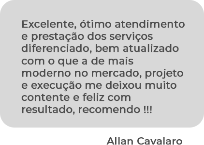 Excelente, ótimo atendimento e prestação dos serviços diferenci